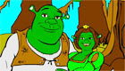  01. famosos : Juego de colorear Shrek 2