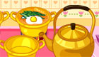  03. cocina : Una chica hace sopa