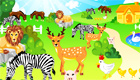 juegos de decoración para chicas : Un parque con animales para chicas
