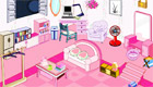  decoración : Una habitación de chica completamente rosa