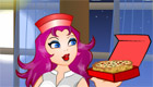 juegos de vestir para chicas : Vestir a una repartidora de pizza